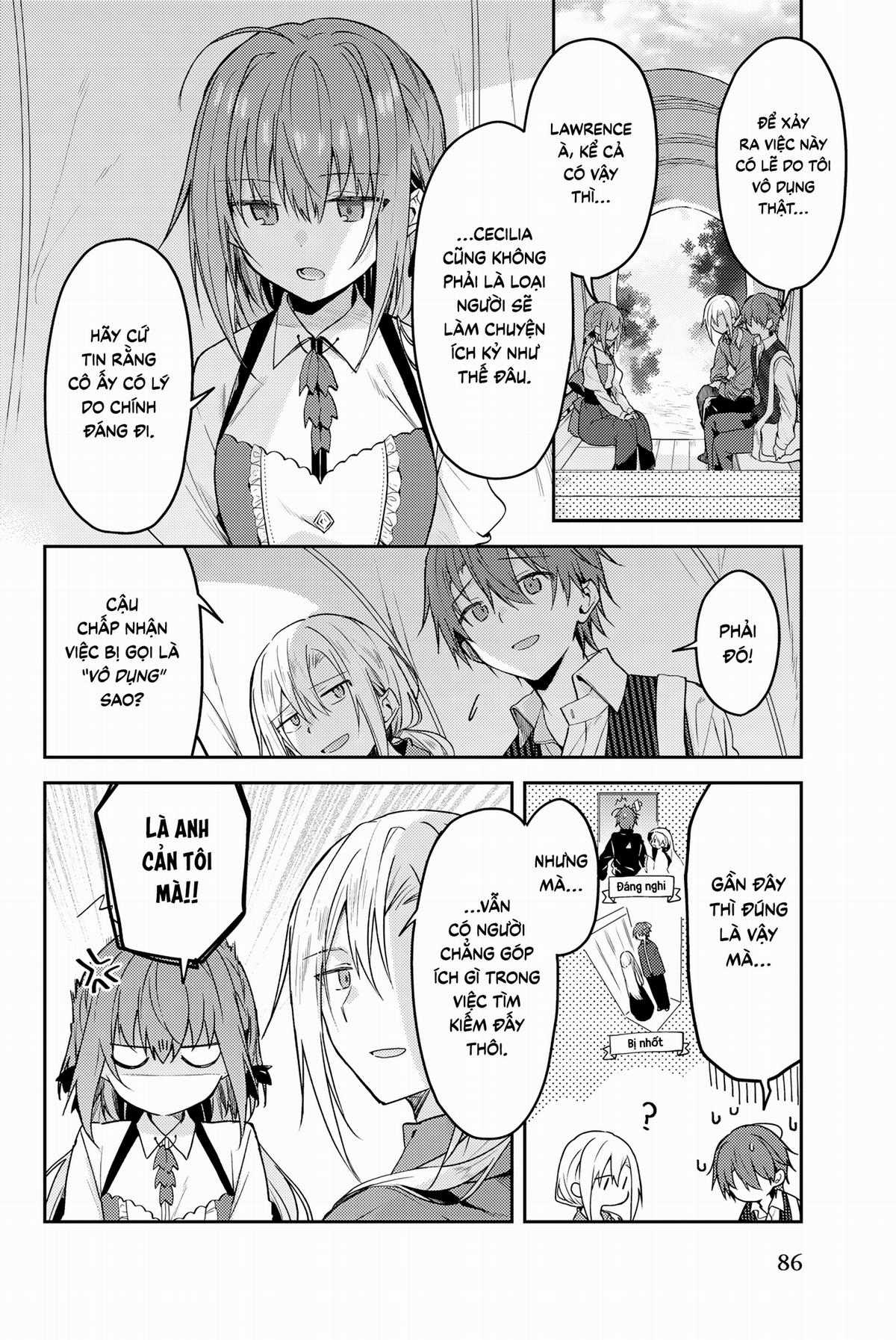 Shiro Seijo to Kuro Bokushi Chapter 65 trang 10