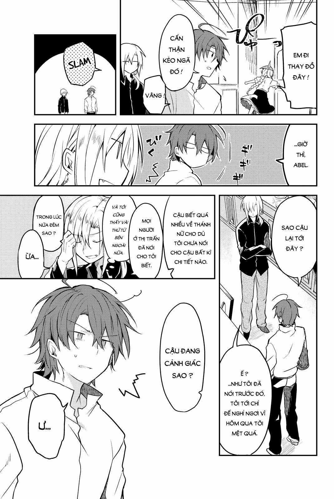 Shiro Seijo to Kuro Bokushi Chapter 7 trang 9