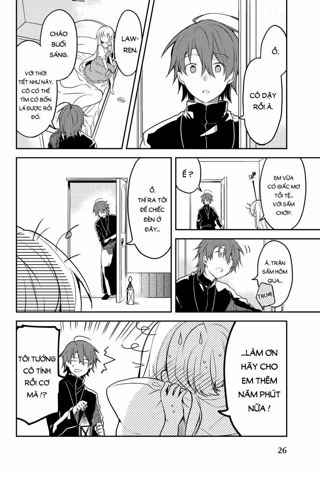 Shiro Seijo to Kuro Bokushi Chapter 8 trang 24