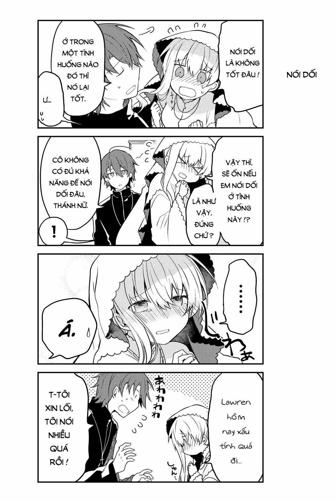 Shiro Seijo to Kuro Bokushi Chapter 9 trang 10