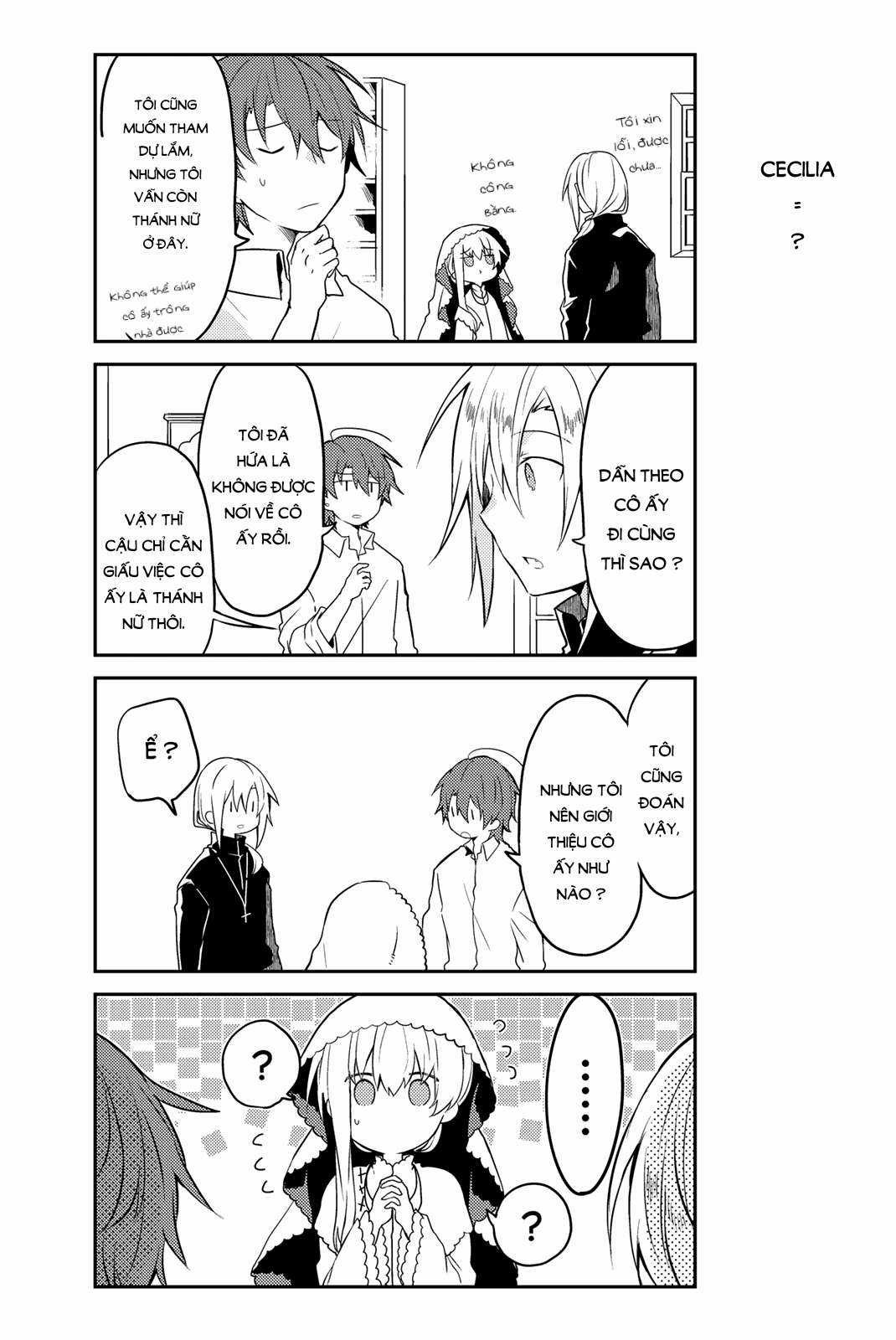 Shiro Seijo to Kuro Bokushi Chapter 9 trang 17