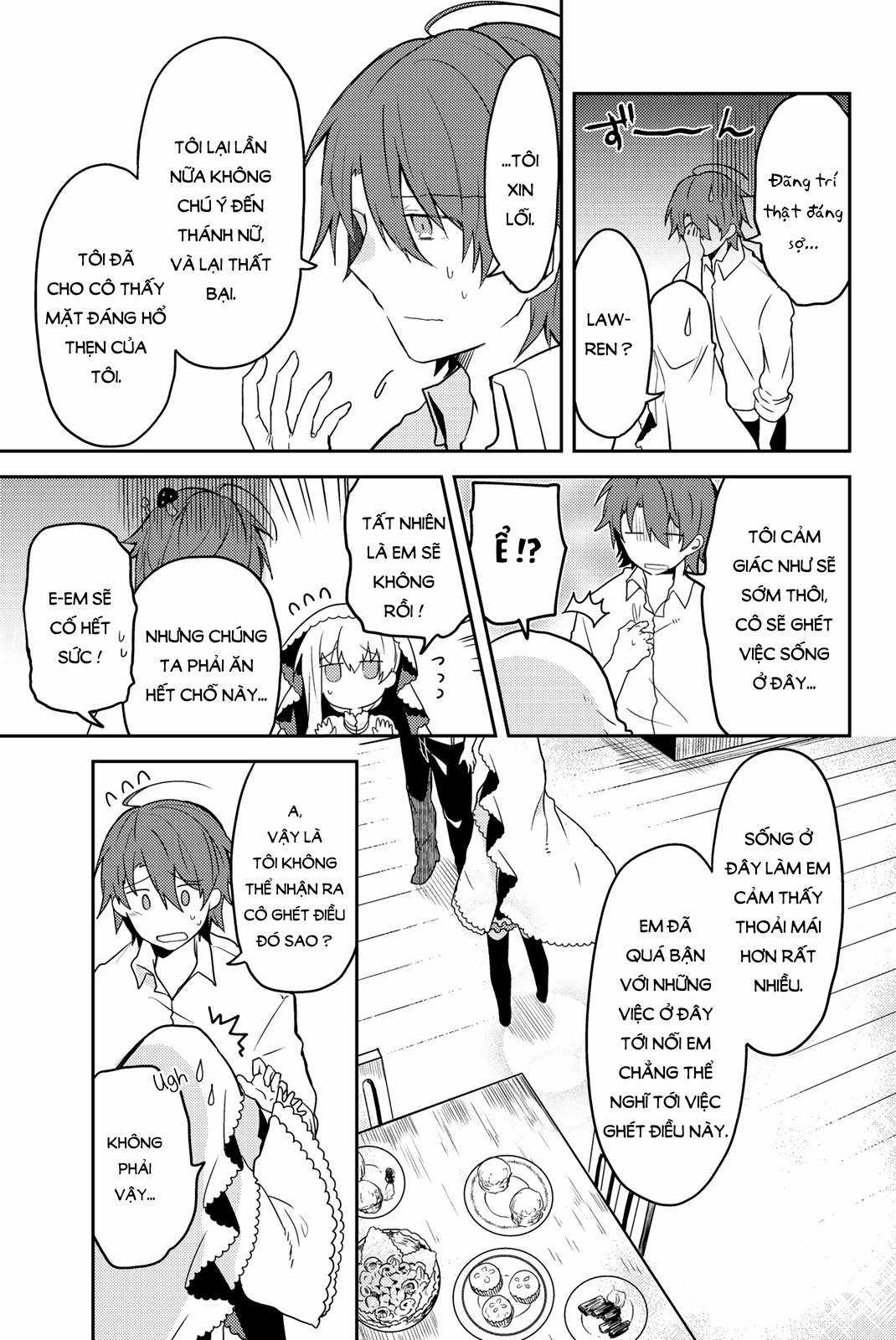 Shiro Seijo to Kuro Bokushi Chapter 9 trang 21