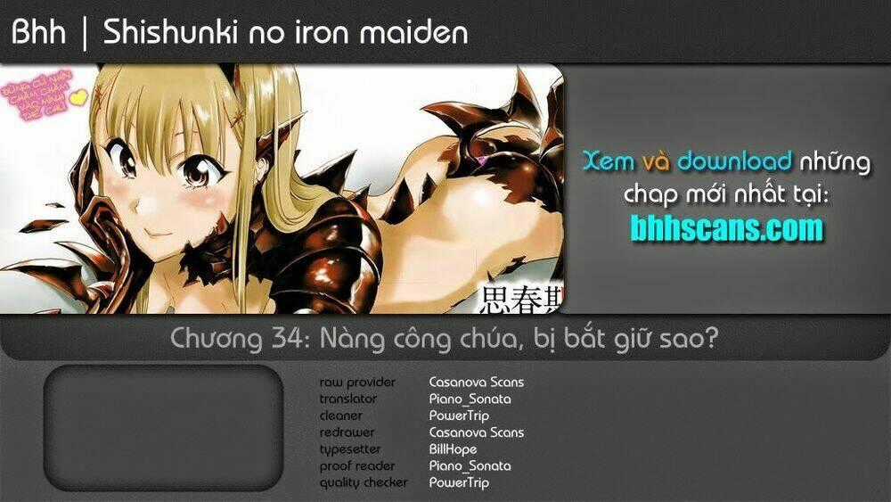 Shishunki no Iron Maiden Chapter 34 trang 0
