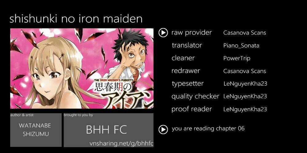 Shishunki no Iron Maiden Chapter 6 trang 1