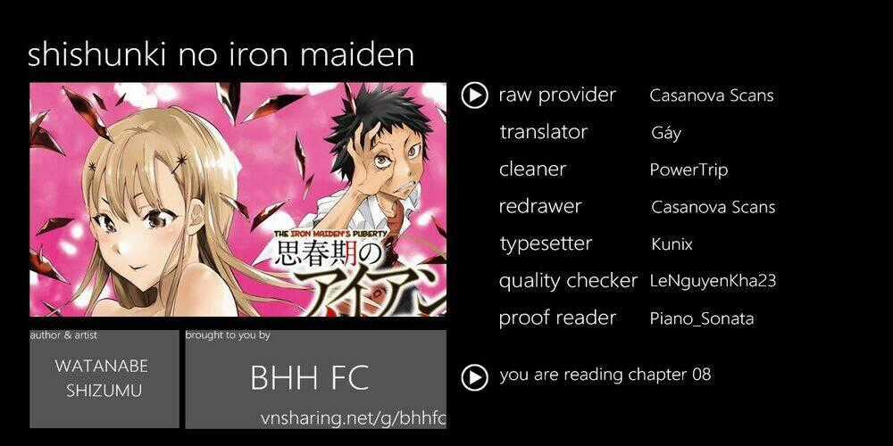 Shishunki no Iron Maiden Chapter 8 trang 1