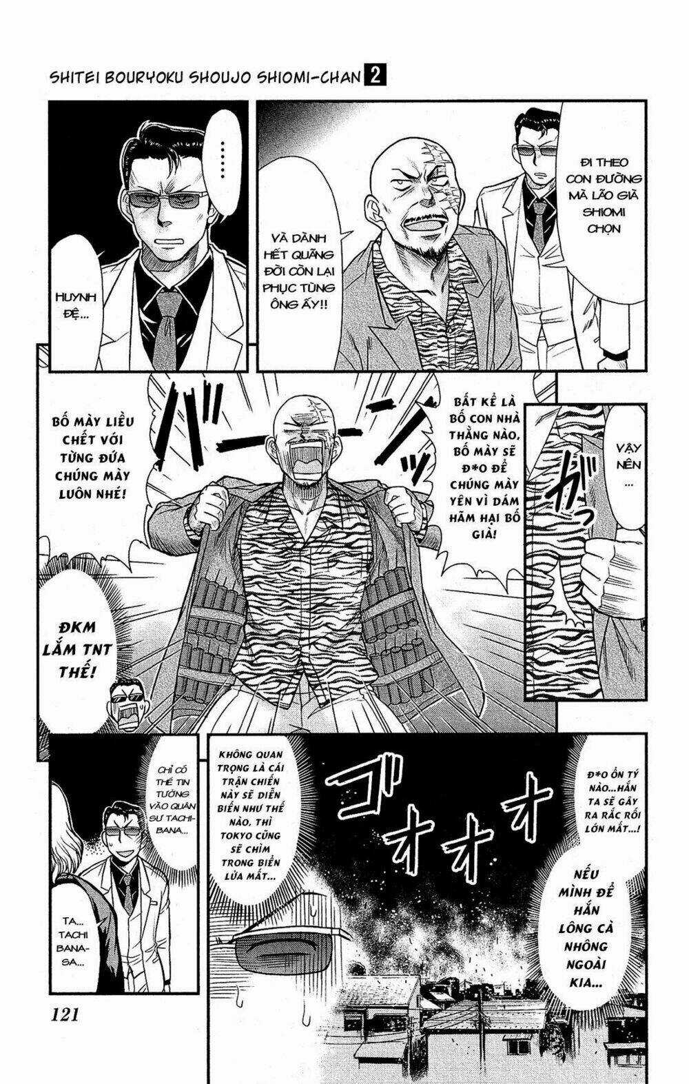 Shitei Bouryoku Shoujo Shiomi-Chan Chapter 10 trang 16