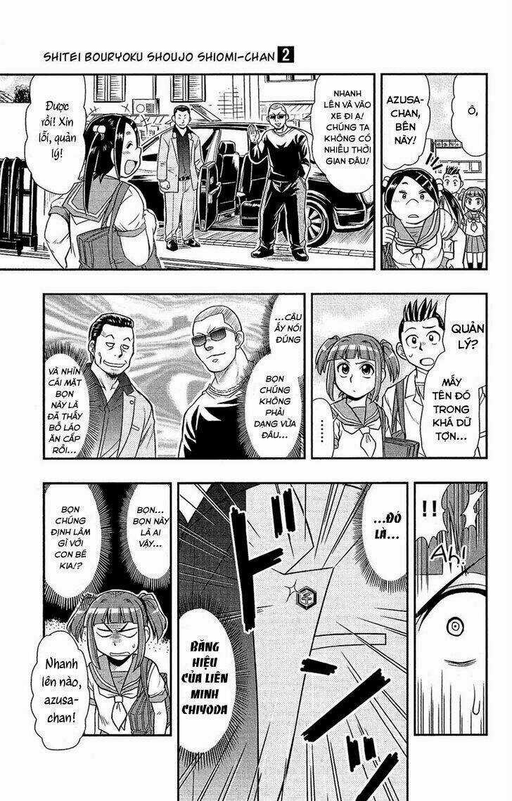 Shitei Bouryoku Shoujo Shiomi-Chan Chapter 11 trang 9