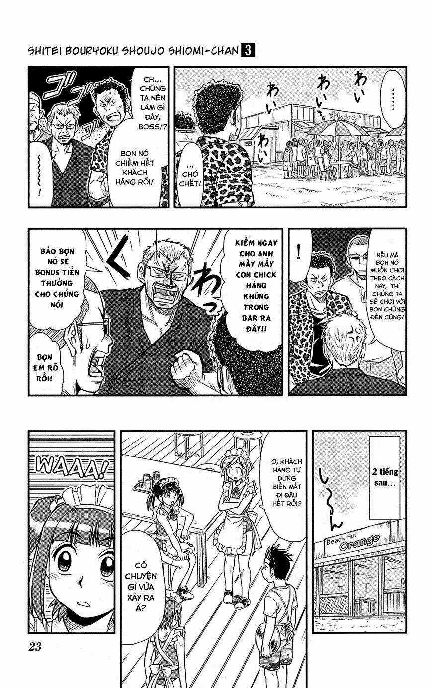 Shitei Bouryoku Shoujo Shiomi-Chan Chapter 12 trang 21