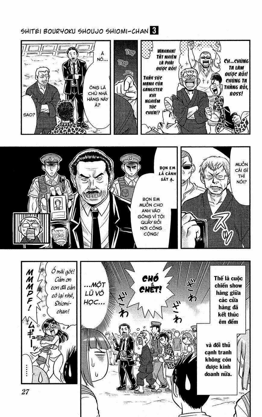 Shitei Bouryoku Shoujo Shiomi-Chan Chapter 12 trang 25