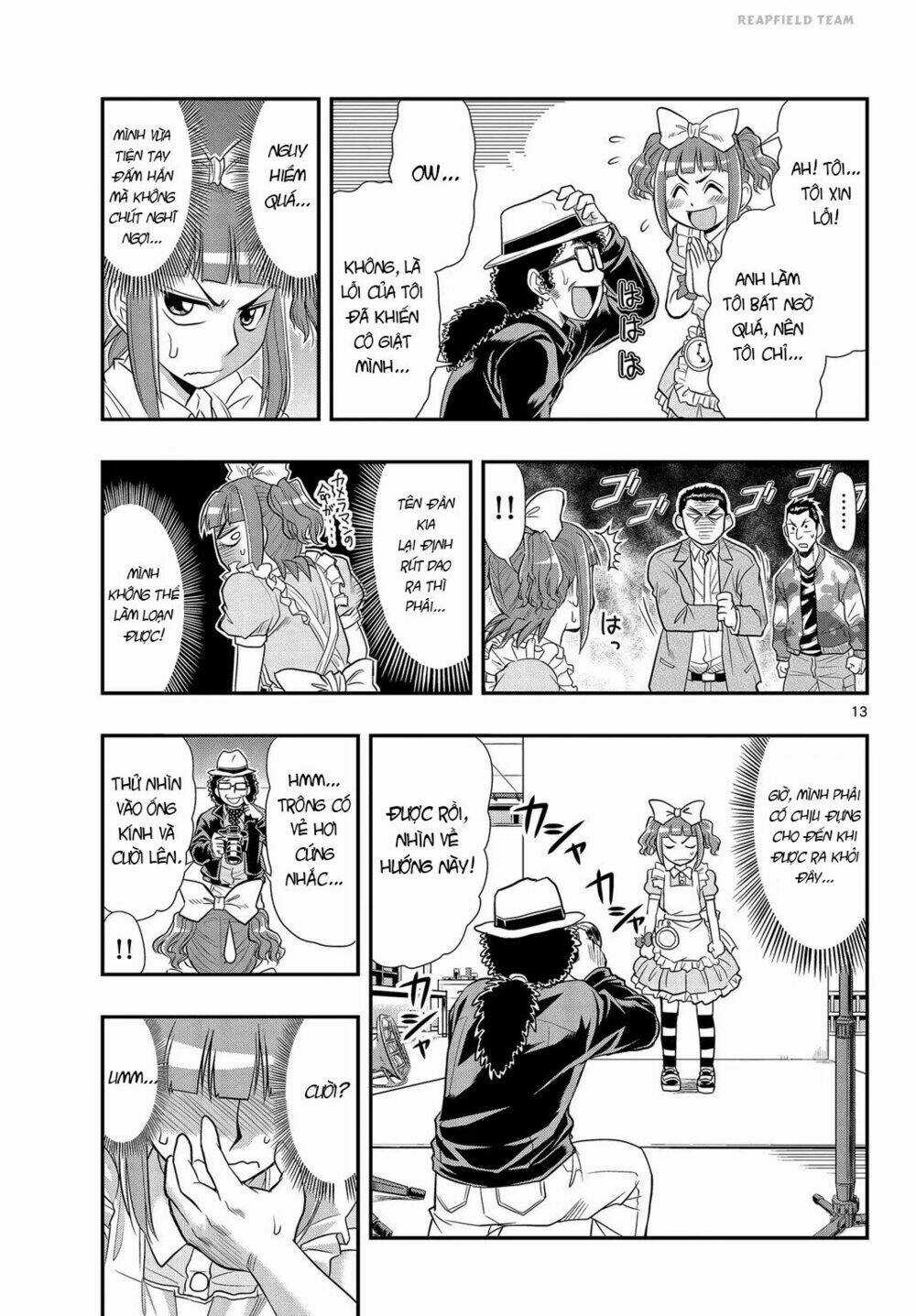 Shitei Bouryoku Shoujo Shiomi-Chan Chapter 3 trang 12