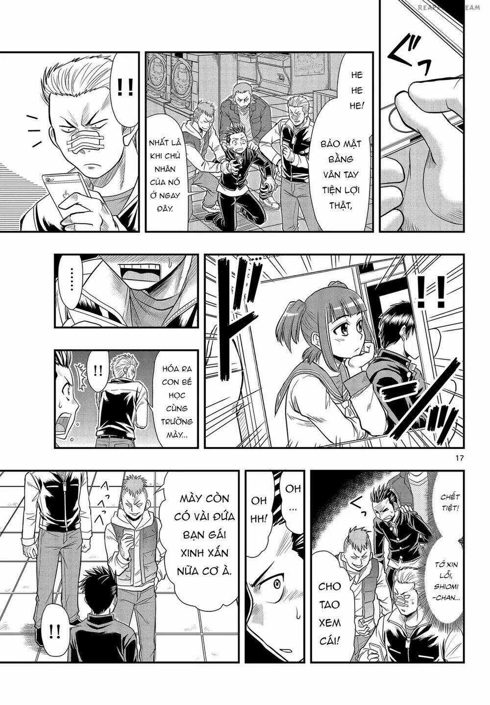 Shitei Bouryoku Shoujo Shiomi-Chan Chapter 4 trang 17