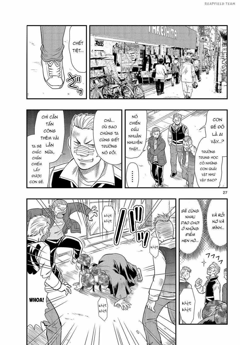 Shitei Bouryoku Shoujo Shiomi-Chan Chapter 4 trang 27