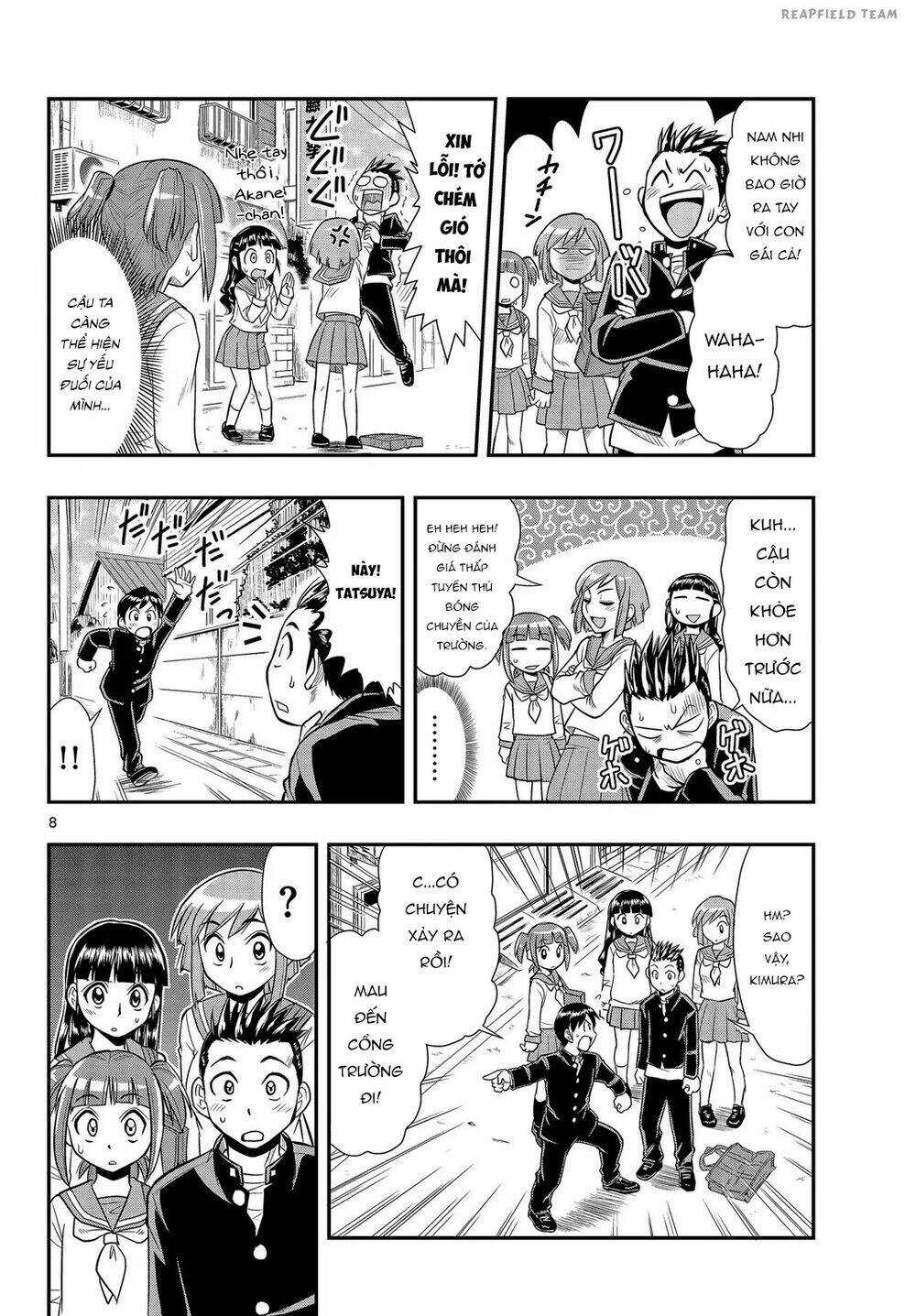 Shitei Bouryoku Shoujo Shiomi-Chan Chapter 4 trang 8