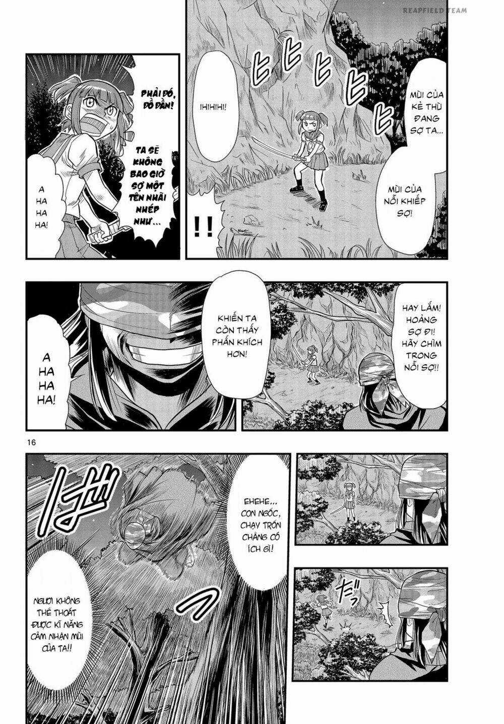 Shitei Bouryoku Shoujo Shiomi-Chan Chapter 7 trang 16