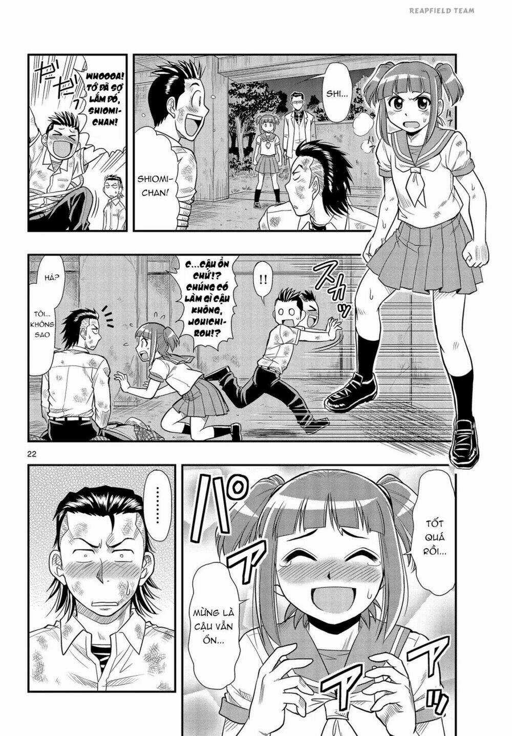 Shitei Bouryoku Shoujo Shiomi-Chan Chapter 7 trang 22