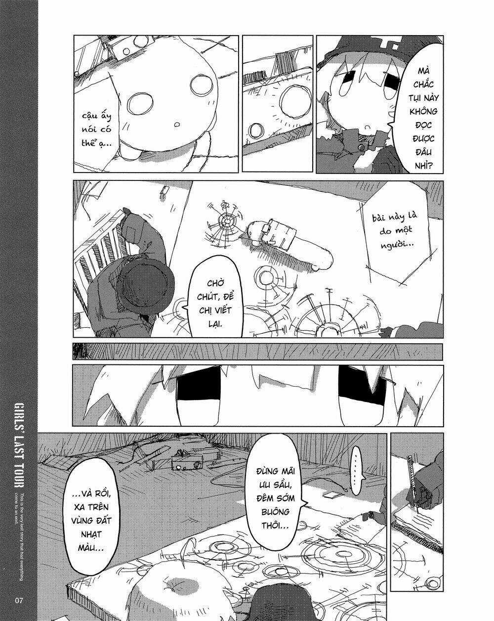 Shoujo Shuumatsu Ryokou Chapter 43.5 trang 6