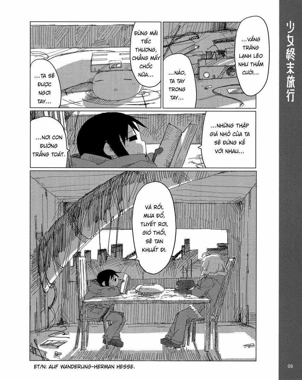 Shoujo Shuumatsu Ryokou Chapter 43.5 trang 7