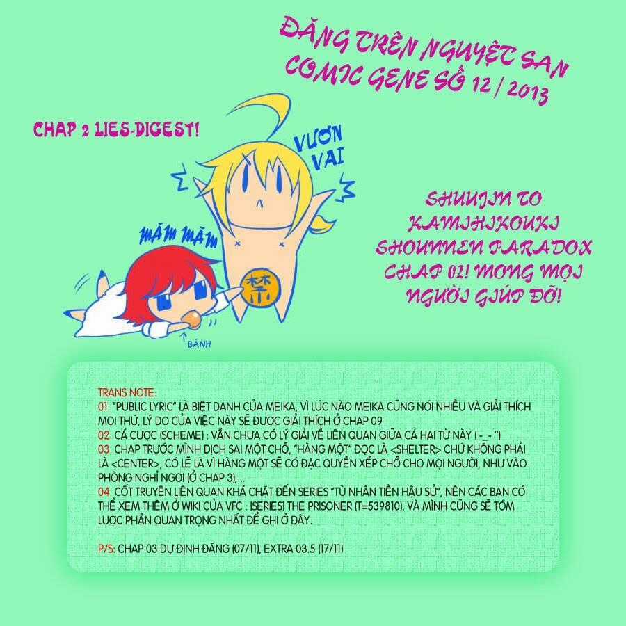 Shuujin To Kamihikouki ~Shounen Paradox~ Chapter 2 trang 35