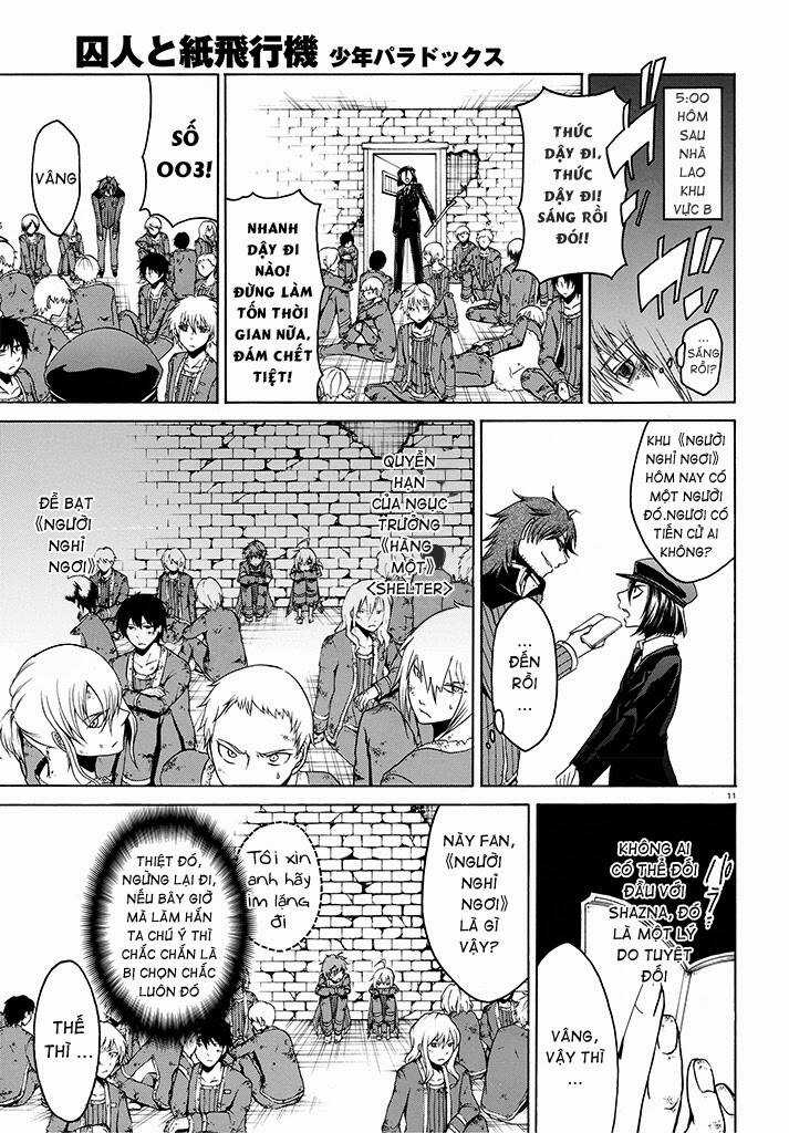 Shuujin To Kamihikouki ~Shounen Paradox~ Chapter 3 trang 11