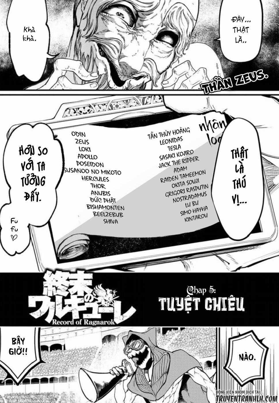 Shuumatsu No Valkyrie Chapter 5 trang 5