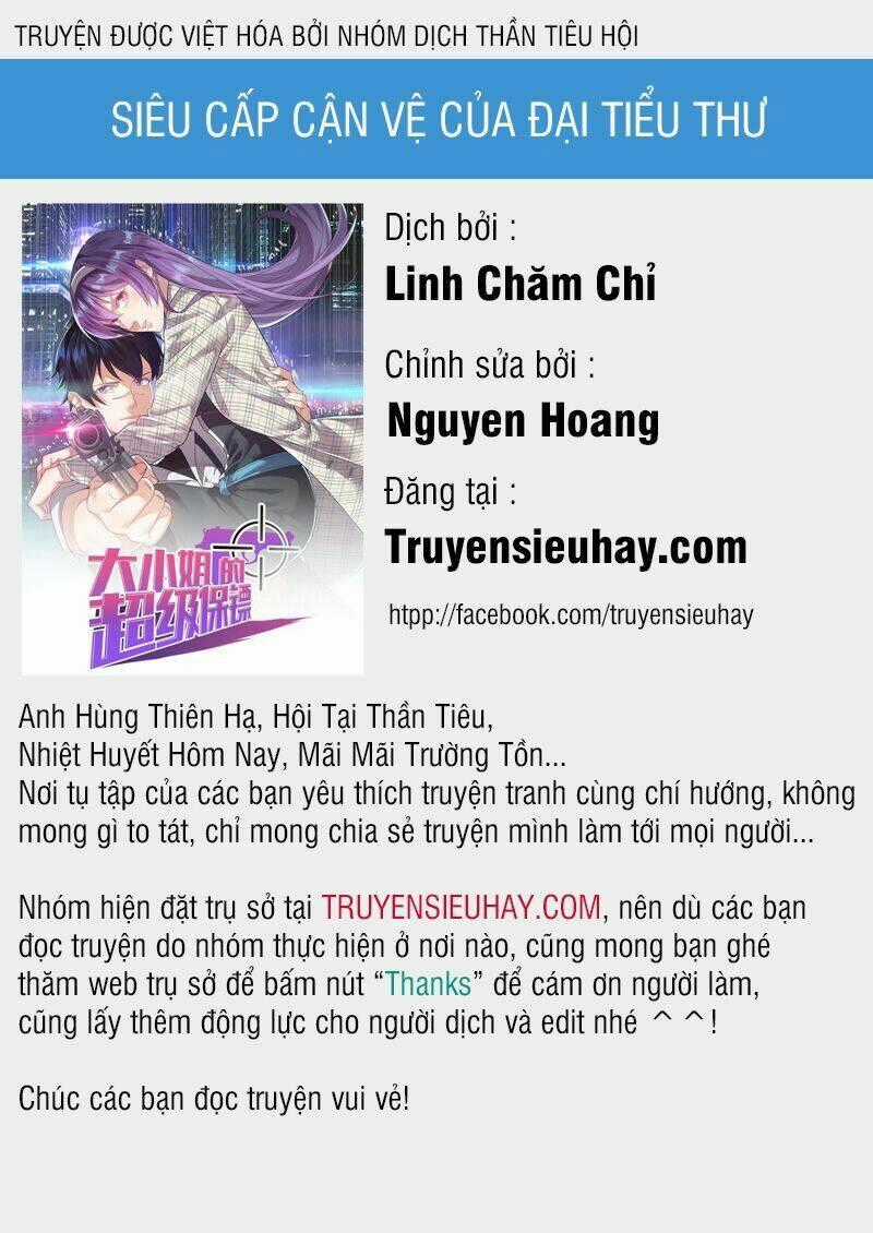Siêu Cấp Hộ Vệ Của Đại Tiểu Thư Chapter 11 trang 0