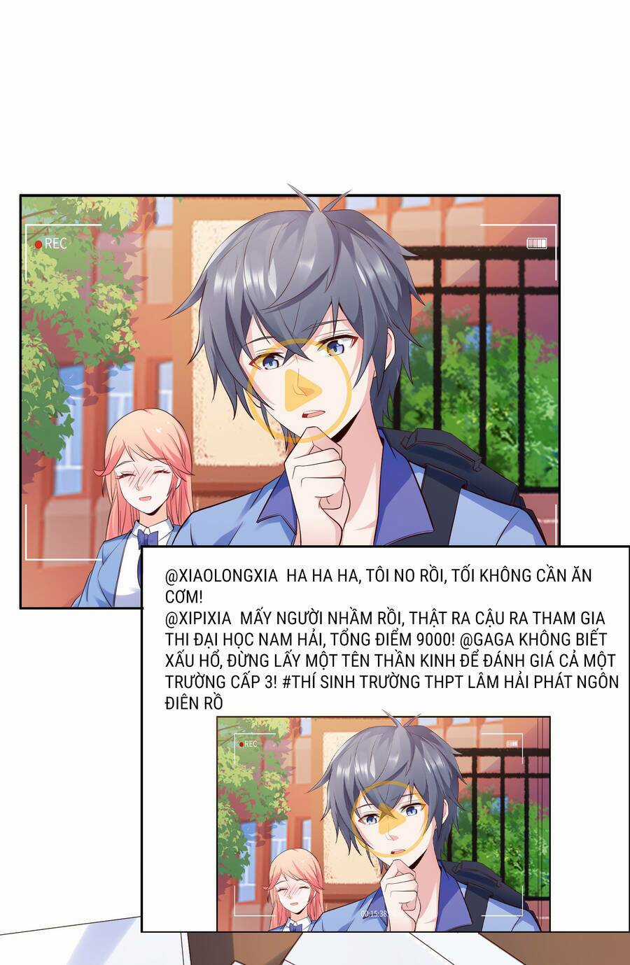 Siêu Thần Hẹn Hò Cùng Hoa Khôi Chapter 11 trang 22