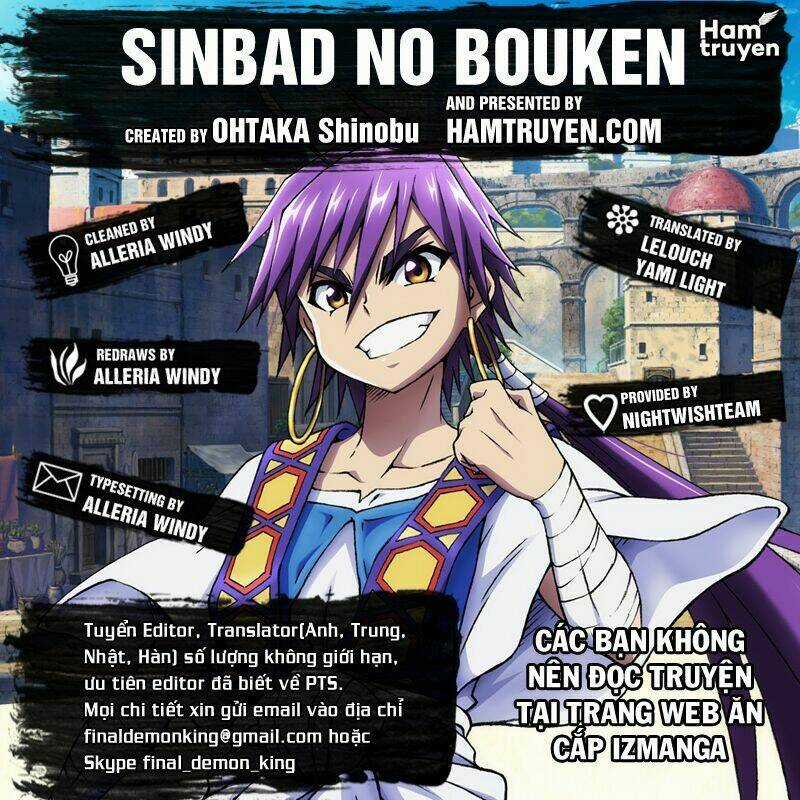 Sinbad No Bouken Chapter 28 trang 1