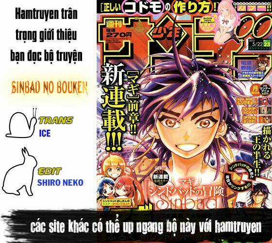 Sinbad No Bouken Chapter 71 trang 0