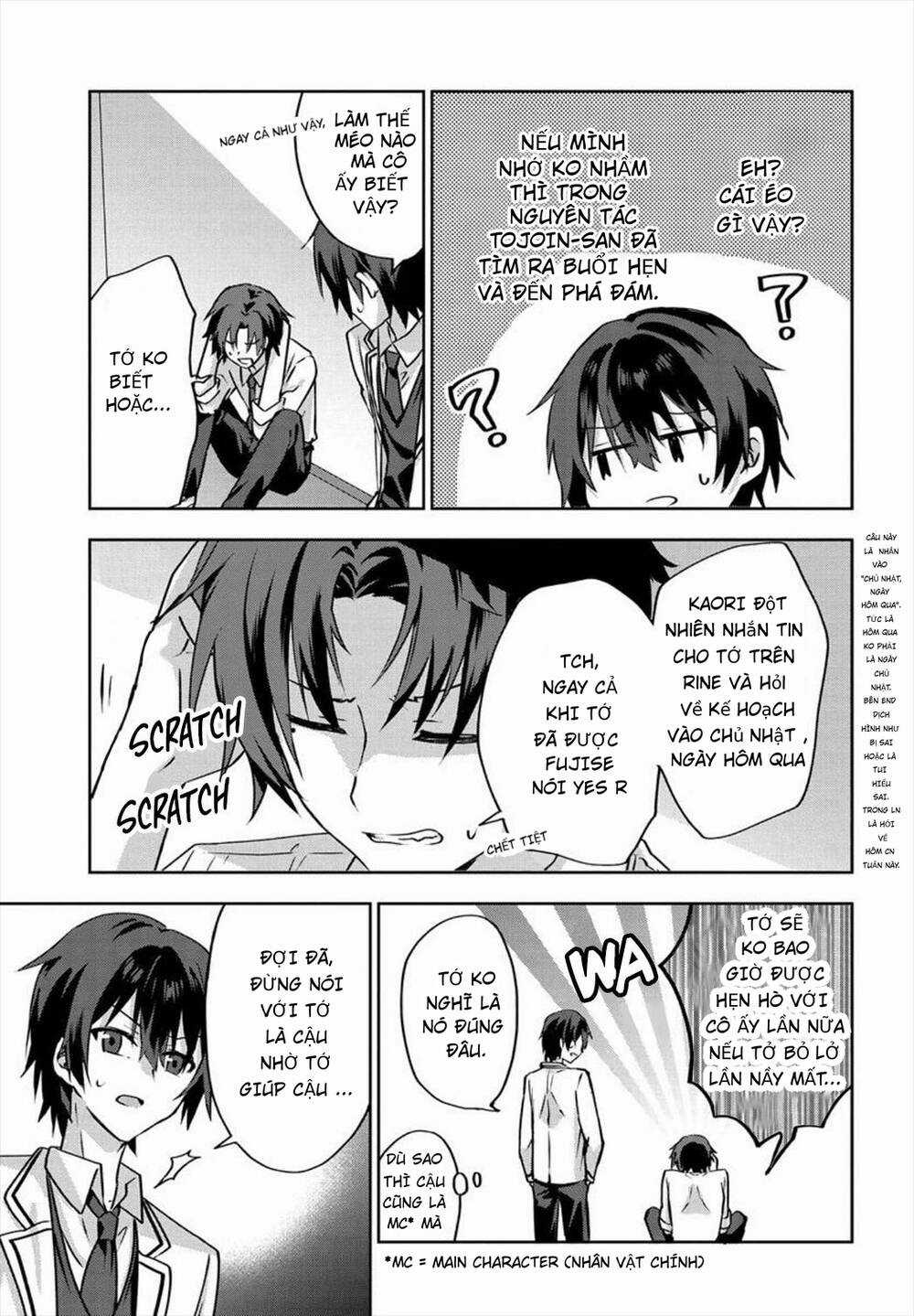 Since I’ve Entered the World of Romantic Comedy Manga, I’ll Do My Best to Make the Losing Heroine Happy. Chapter 3.1 trang 4