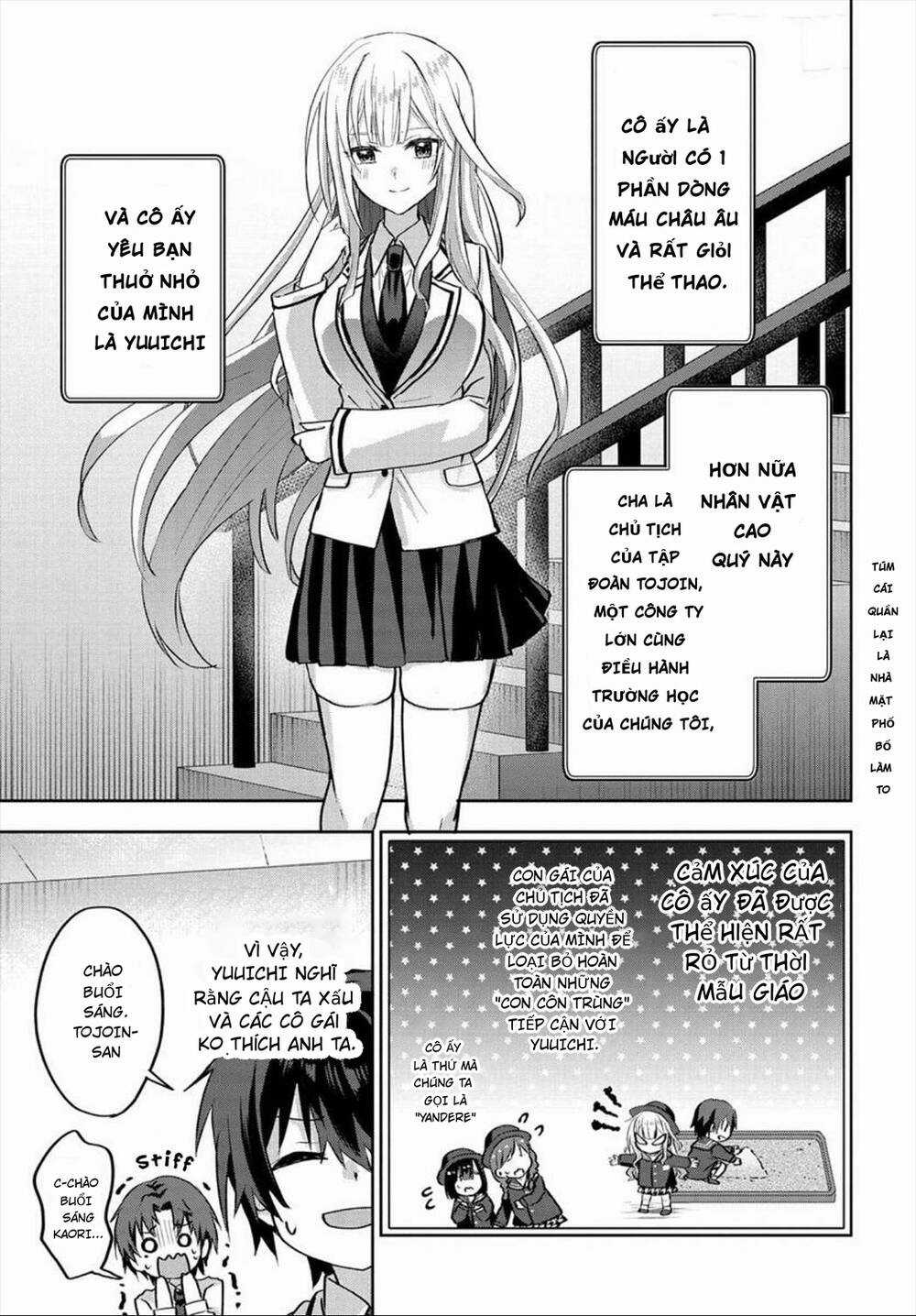 Since I’ve Entered the World of Romantic Comedy Manga, I’ll Do My Best to Make the Losing Heroine Happy. Chapter 3.1 trang 8