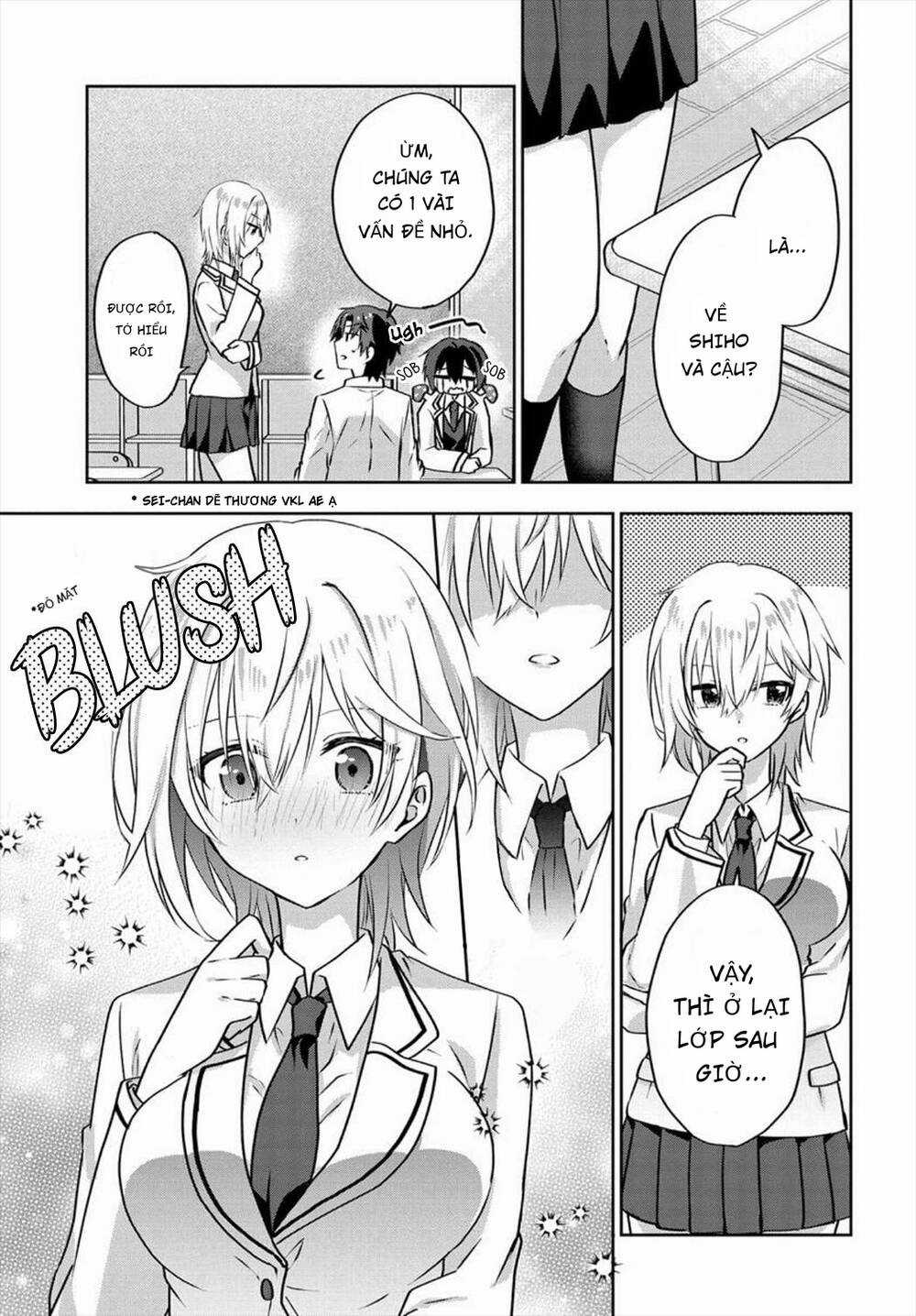 Since I’ve Entered the World of Romantic Comedy Manga, I’ll Do My Best to Make the Losing Heroine Happy. Chapter 3.2 trang 6