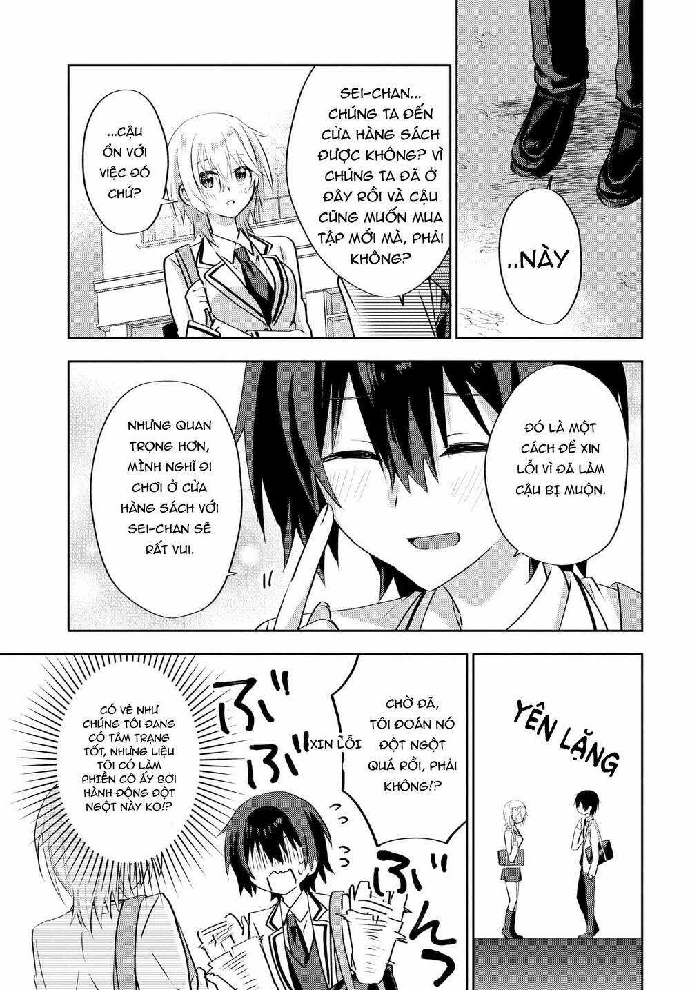 Since I’ve Entered the World of Romantic Comedy Manga, I’ll Do My Best to Make the Losing Heroine Happy. Chapter 4.2 trang 11