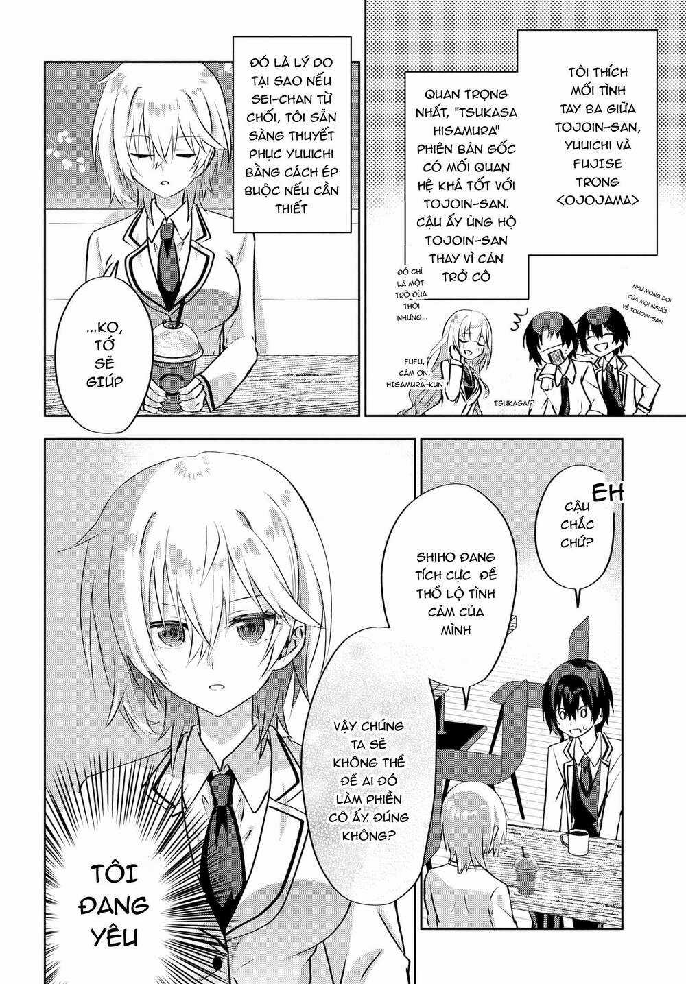 Since I’ve Entered the World of Romantic Comedy Manga, I’ll Do My Best to Make the Losing Heroine Happy. Chapter 4.2 trang 4