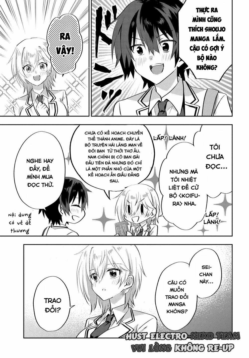 Since I’ve Entered the World of Romantic Comedy Manga, I’ll Do My Best to Make the Losing Heroine Happy. Chapter 5.1 trang 11