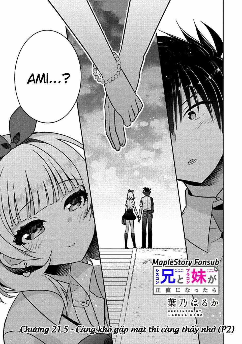 Siscon Ani To Brocon Imouto Ga Shoujiki Ni Nattara Chapter 21.7 trang 1