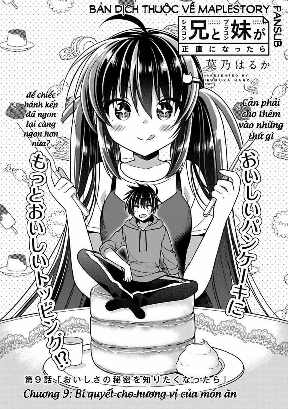 Siscon Ani To Brocon Imouto Ga Shoujiki Ni Nattara Chapter 9 trang 1