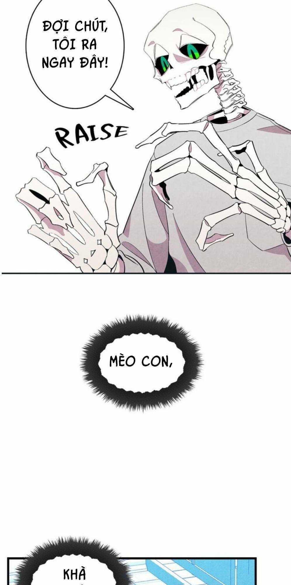 Skeleton Bất Đắt Dĩ Trở Thành Bố Của Bé Mèo Con Chapter 1 trang 52