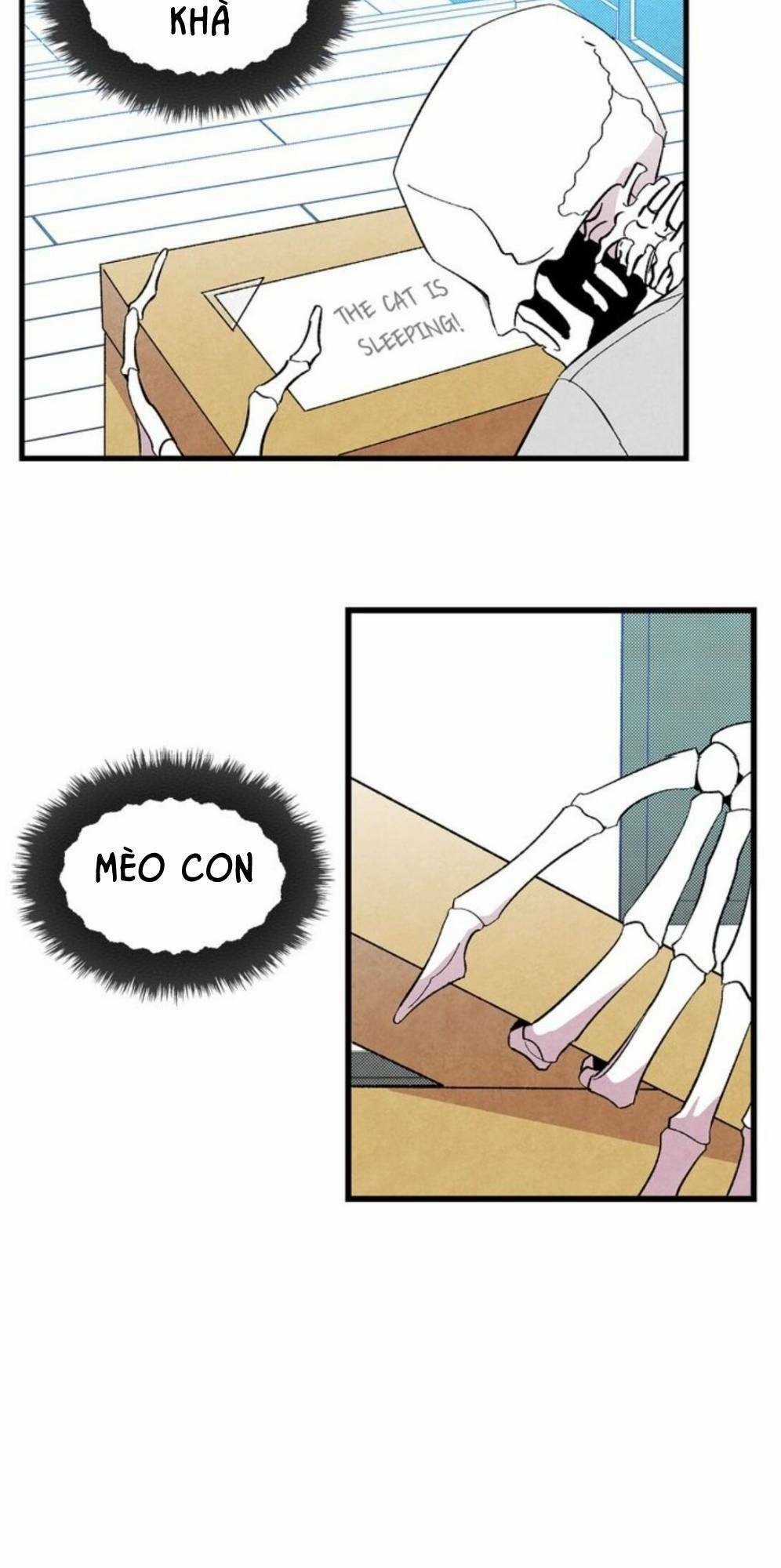 Skeleton Bất Đắt Dĩ Trở Thành Bố Của Bé Mèo Con Chapter 1 trang 53