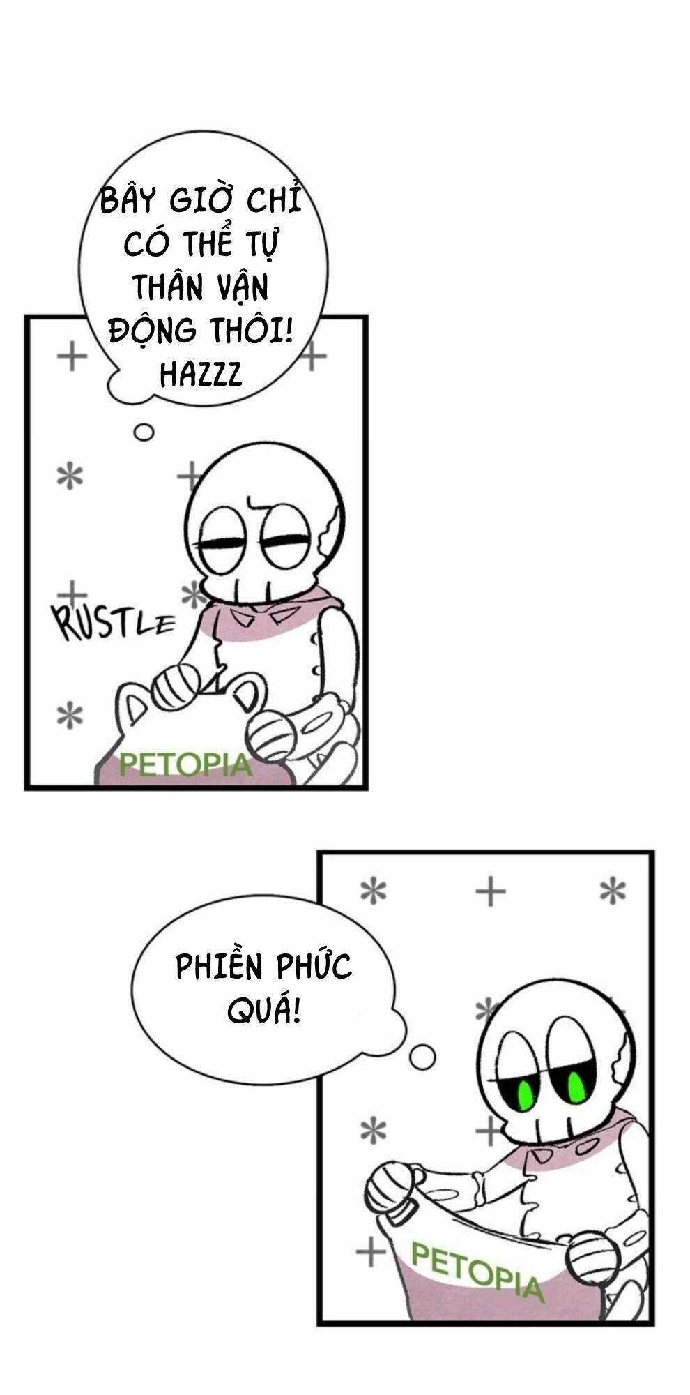 Skeleton Bất Đắt Dĩ Trở Thành Bố Của Bé Mèo Con Chapter 10 trang 46