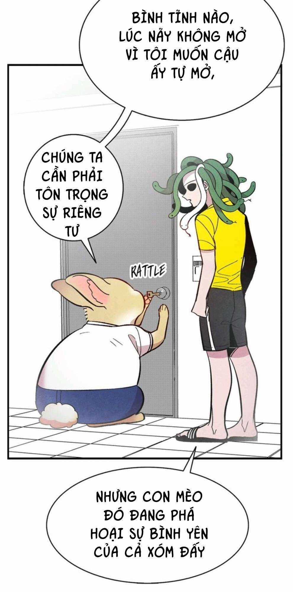 Skeleton Bất Đắt Dĩ Trở Thành Bố Của Bé Mèo Con Chapter 11 trang 57