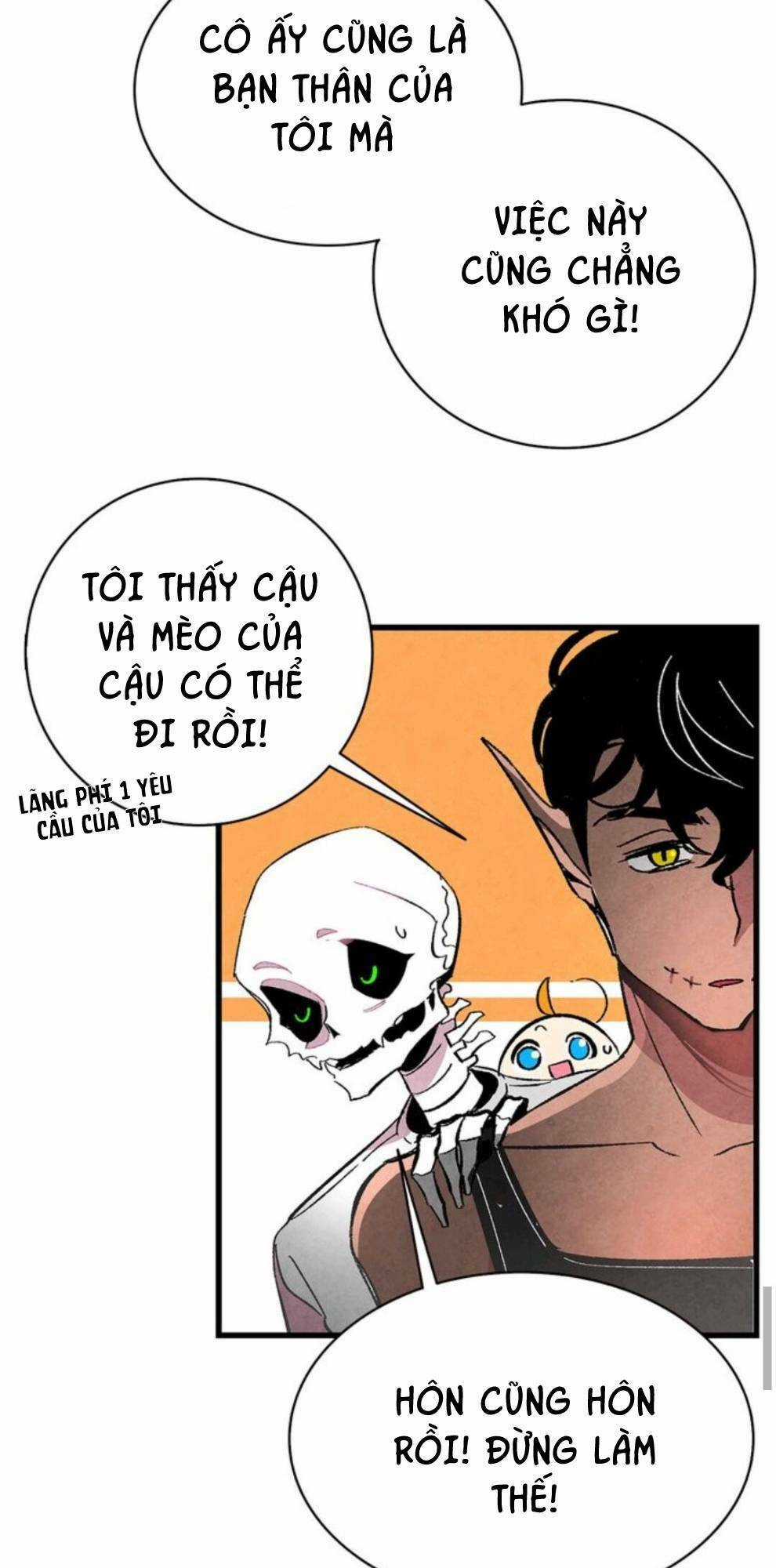 Skeleton Bất Đắt Dĩ Trở Thành Bố Của Bé Mèo Con Chapter 13 trang 42