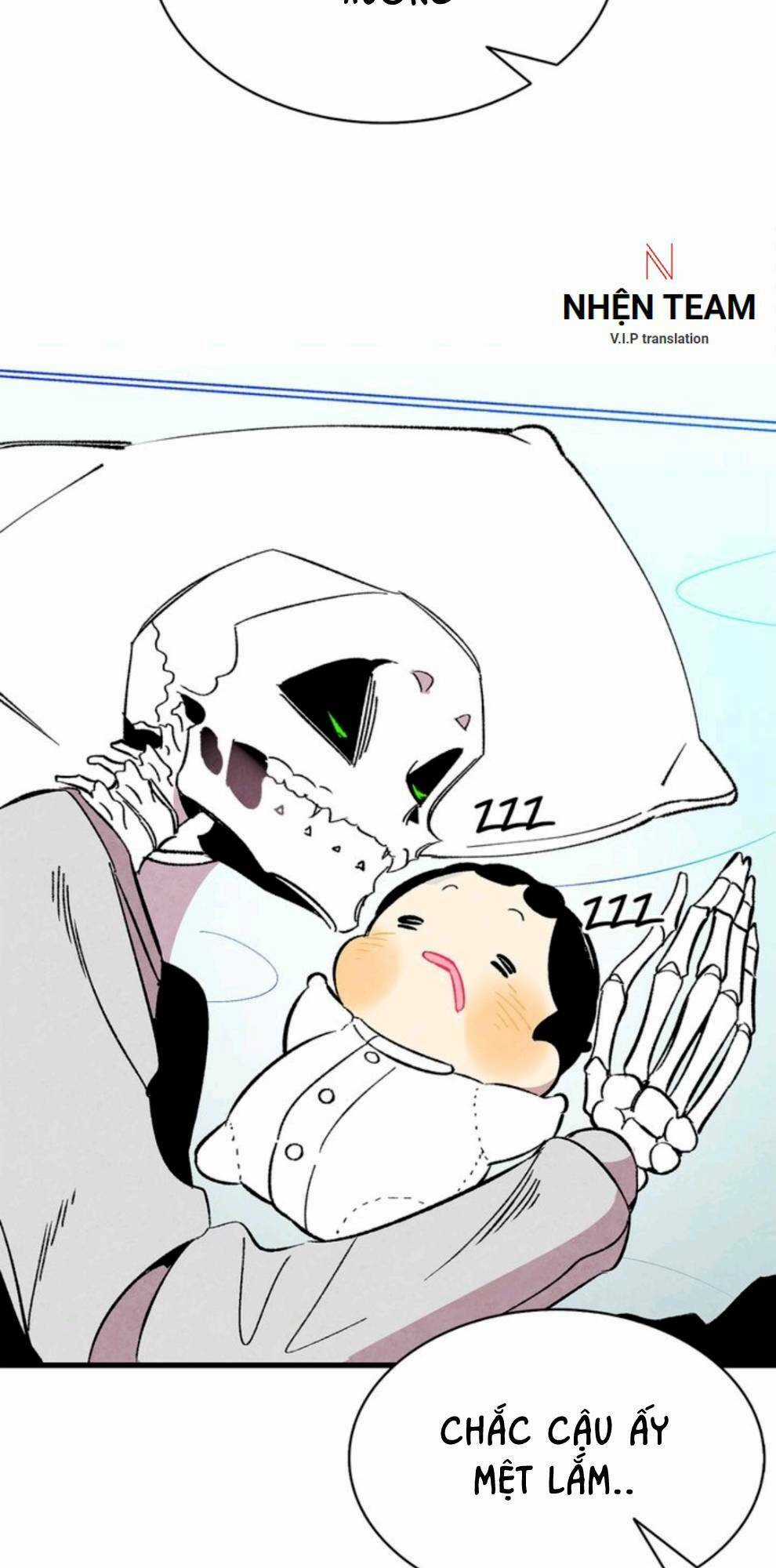 Skeleton Bất Đắt Dĩ Trở Thành Bố Của Bé Mèo Con Chapter 13 trang 60