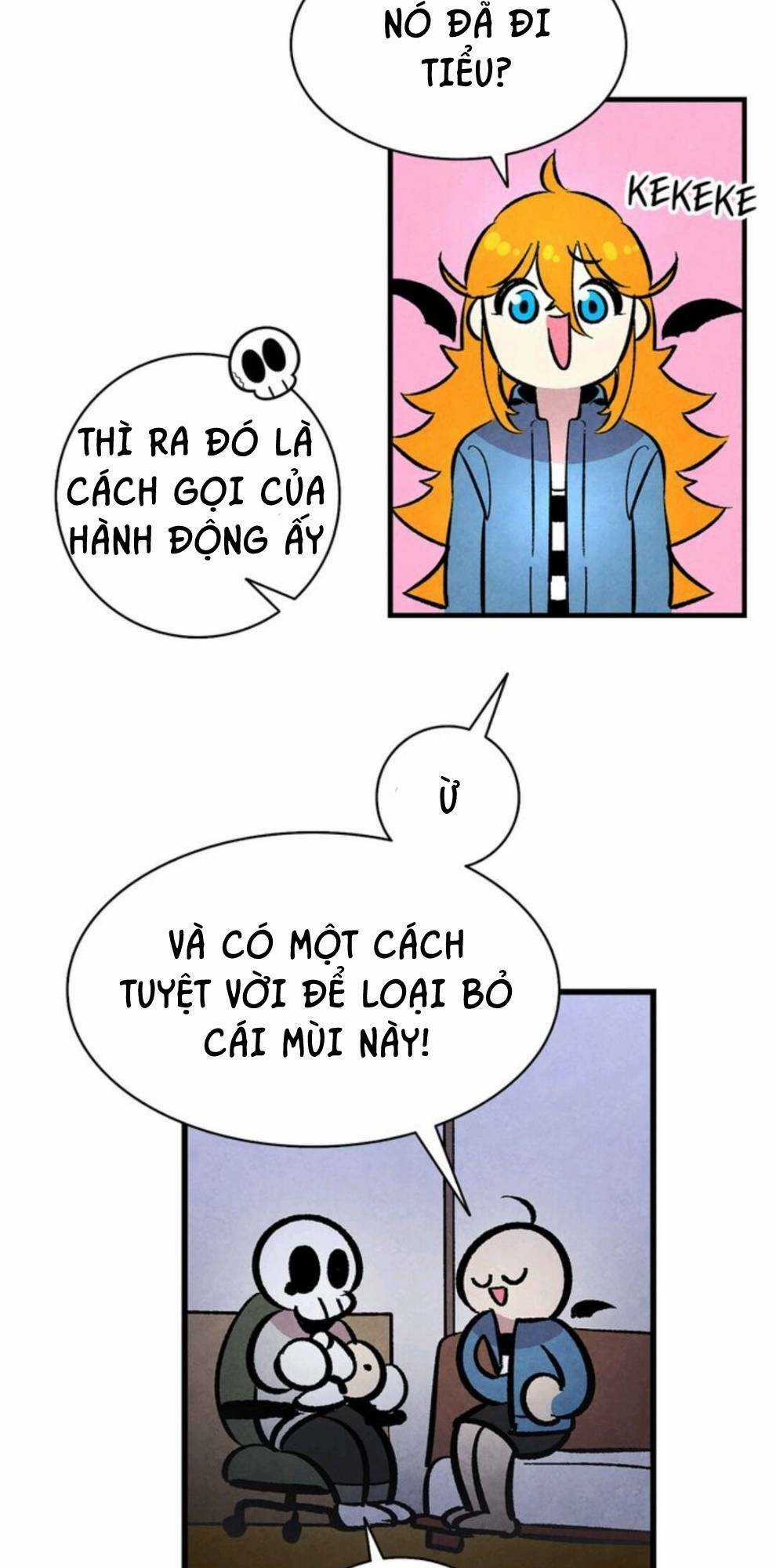 Skeleton Bất Đắt Dĩ Trở Thành Bố Của Bé Mèo Con Chapter 14 trang 47