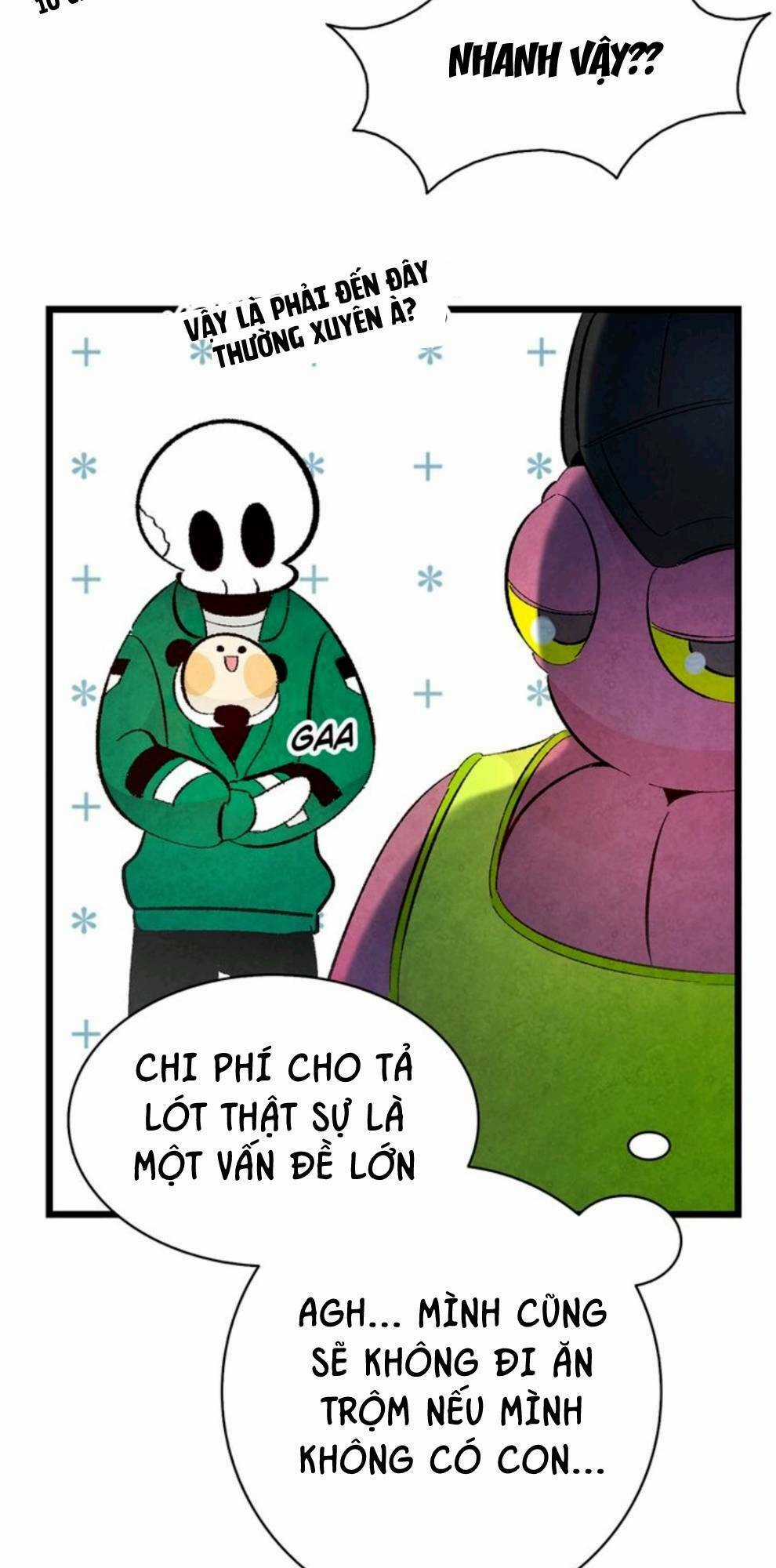Skeleton Bất Đắt Dĩ Trở Thành Bố Của Bé Mèo Con Chapter 17 trang 36