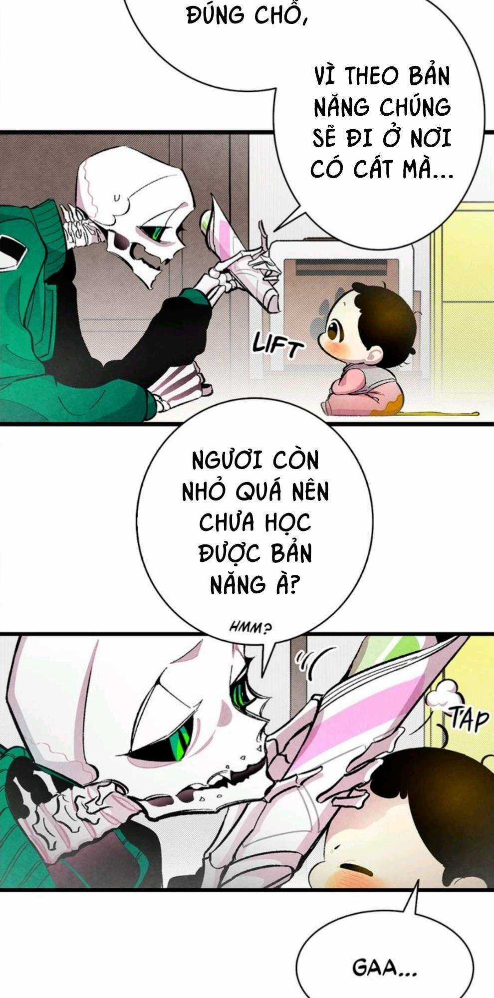 Skeleton Bất Đắt Dĩ Trở Thành Bố Của Bé Mèo Con Chapter 17 trang 8
