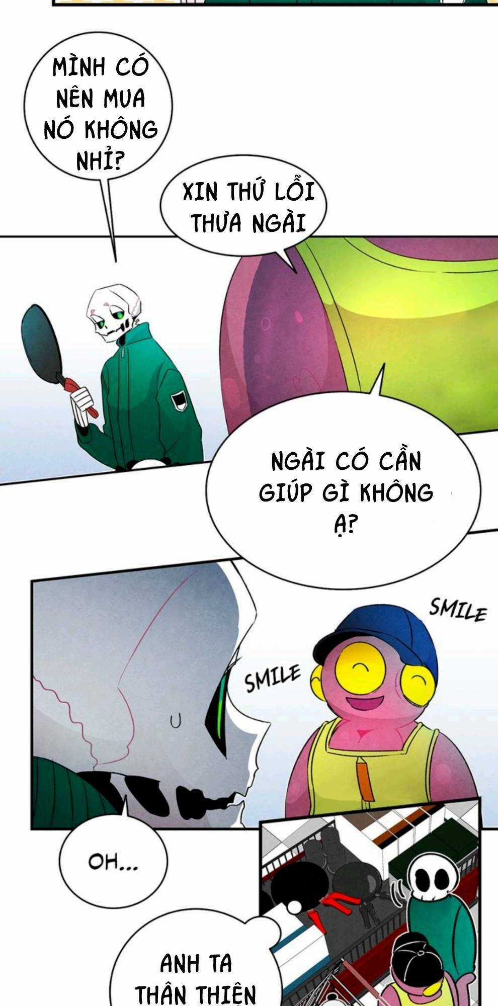 Skeleton Bất Đắt Dĩ Trở Thành Bố Của Bé Mèo Con Chapter 19 trang 35