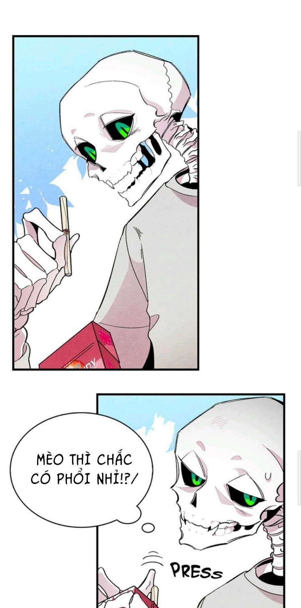 Skeleton Bất Đắt Dĩ Trở Thành Bố Của Bé Mèo Con Chapter 2 trang 41