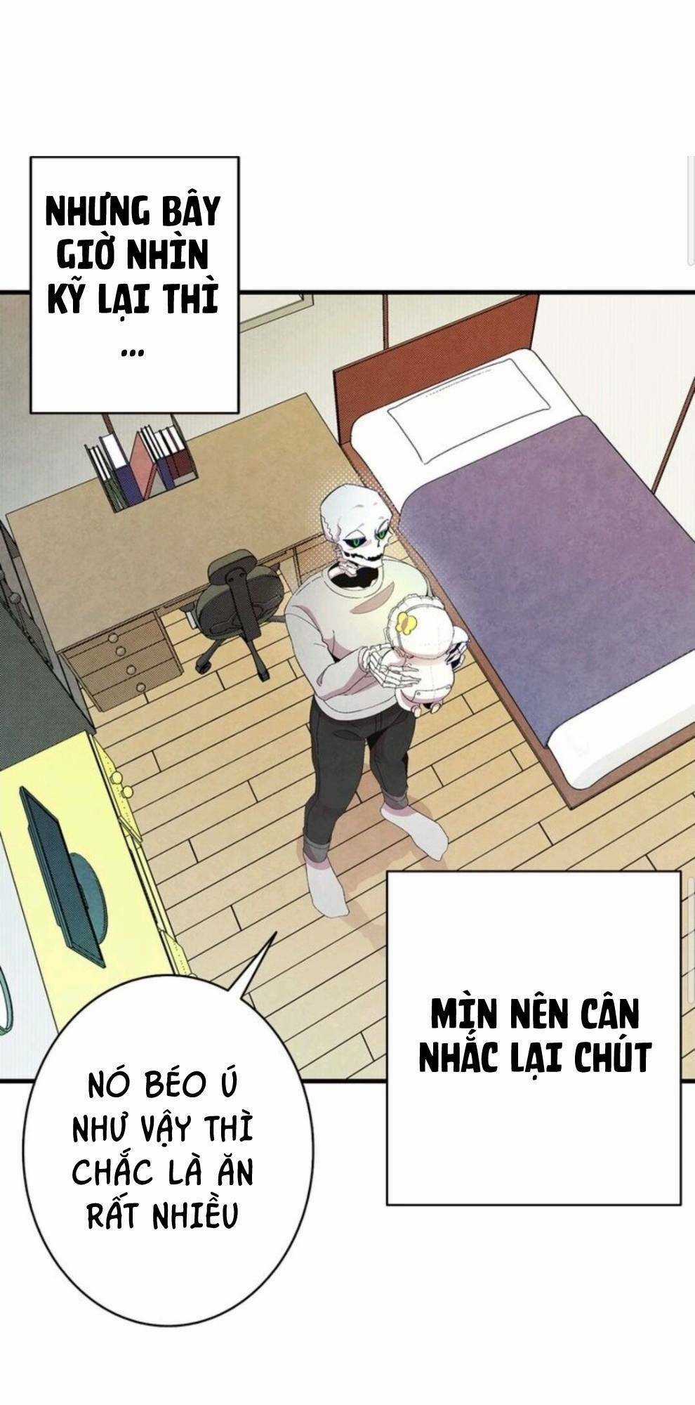 Skeleton Bất Đắt Dĩ Trở Thành Bố Của Bé Mèo Con Chapter 3 trang 21