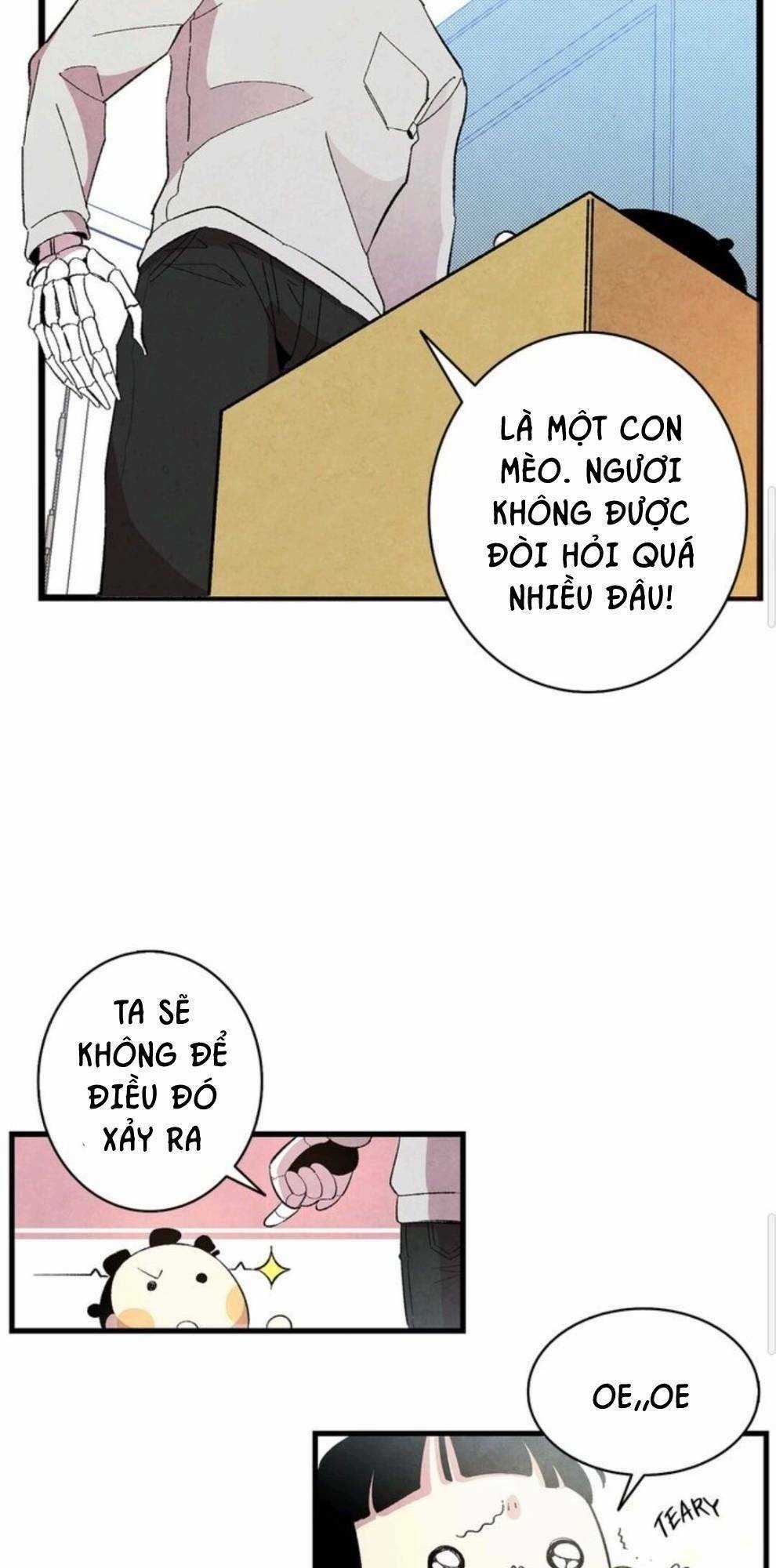 Skeleton Bất Đắt Dĩ Trở Thành Bố Của Bé Mèo Con Chapter 3 trang 34