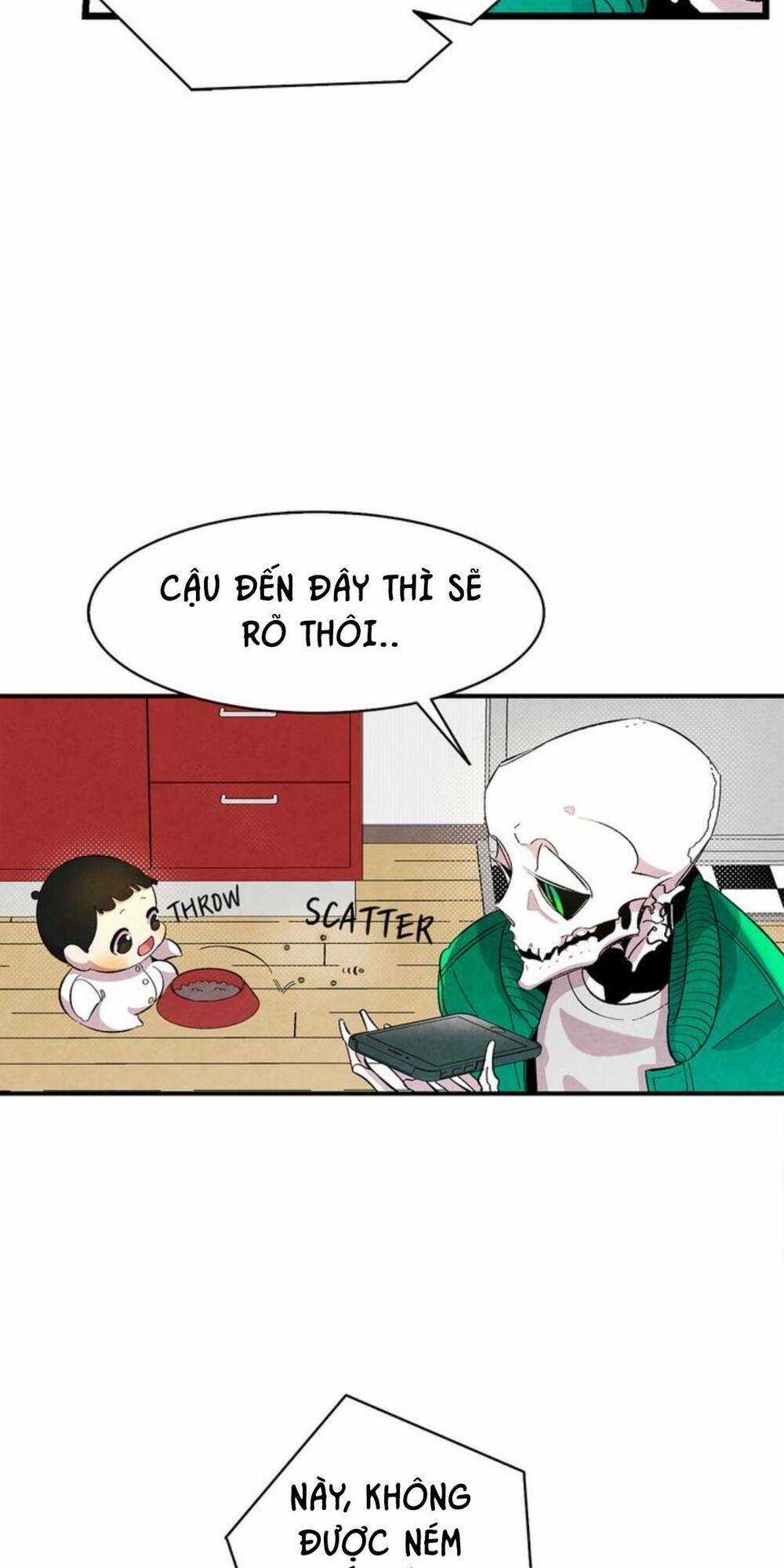 Skeleton Bất Đắt Dĩ Trở Thành Bố Của Bé Mèo Con Chapter 4 trang 28